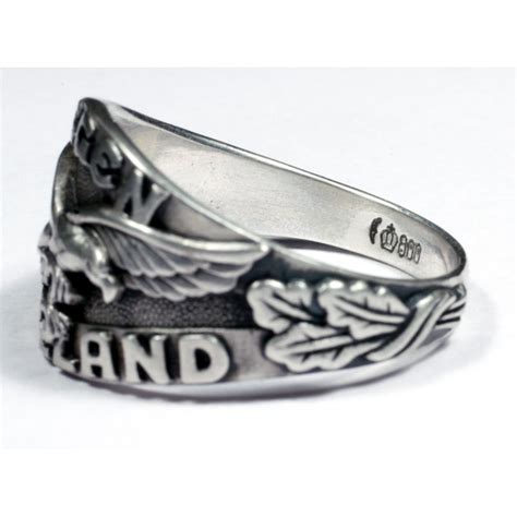 Wwii German Silver Luftwaffe Rings For Sale