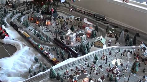Lionel Train Layout Christmas 2013 Youtube