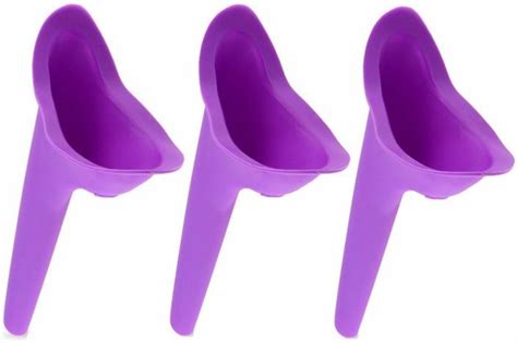 Enem P Easy Portable Travel Urinal Funnel Device For Women Girls Spill Proof Silicone Stand