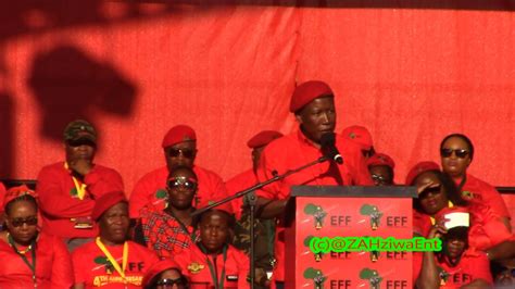 Julius Malema Calls On For The Support Of Free Education And Fees Must