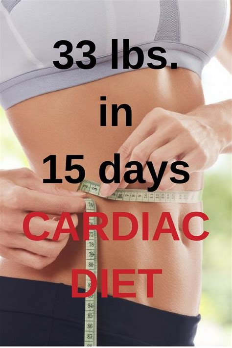 Cardiac Diet Lose 10lbs In 3 Days Herzdiät Enttungsdiät