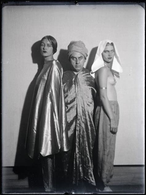 Self Portrait With Tanja Ramm And Lee Miller Harem 1930 Man Ray