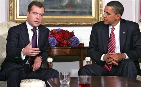 Dmitry Medvedev Met With American President Barack Obama • President Of Russia