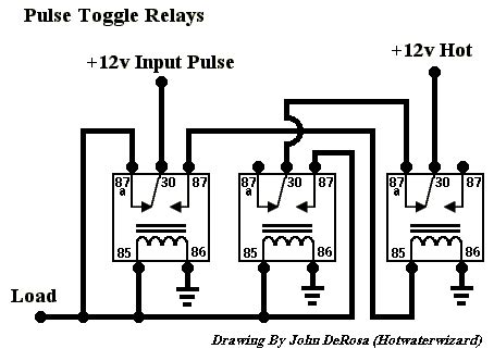 A wiring diagram is an easy visual representation from the physical connections and physical layout associated with an electrical system or circuit. 12 Volt Latching Relay Wiring Diagram - Wiring Diagram Schemas