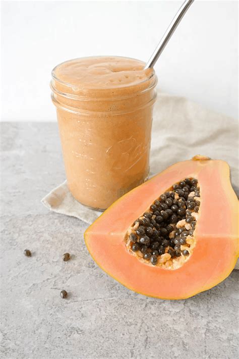 Easy Papaya Smoothie Vegan Weight Loss For Women