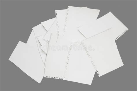Torn Paper Notes Stock Photo Image Of Ripped Crumpled 23325954