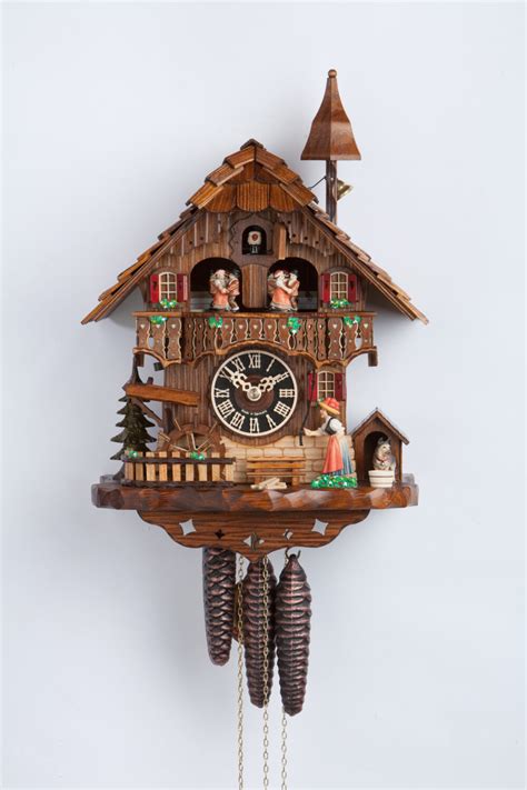 Original Handmade Black Forest Cuckoo Clock Made In Germany 2 164