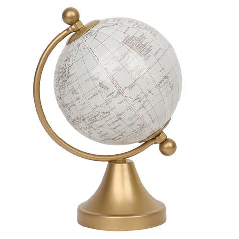 White And Gold Globe 6