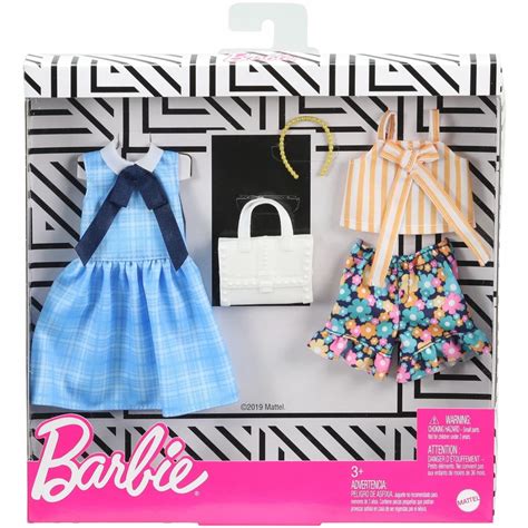 Mattel Barbie Fashions 2 Pack Clothing Set 2 Outfits Doll Include Fkt27 Ghx65 Toys Shopgr