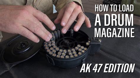 How To Load A Drum Magazine Ak 47 Youtube