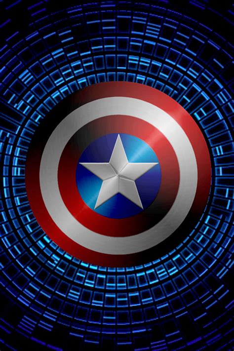 4k Wallpaper Iphone Captain America Shield Hd Wallpaper