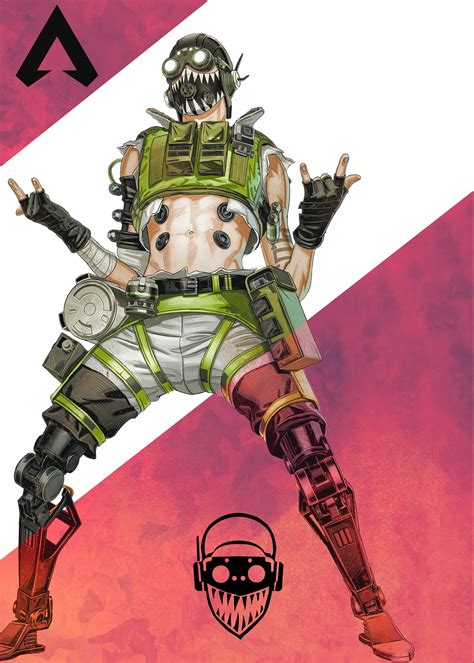 Apex Legends Octane Fantasy Character Design Poster Prints Apex