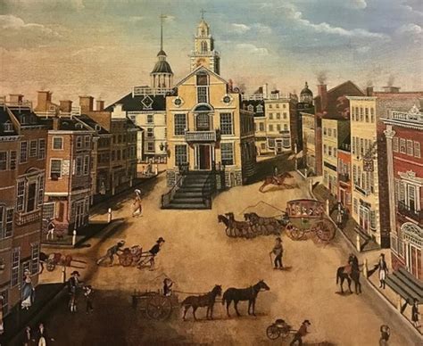 Boston A Painting By James Marsden In 1801 Matthews Island