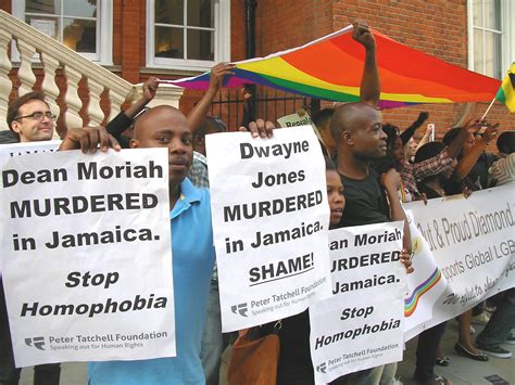 Gay Lesbian Bisexual Transgender And Queer Jamaica London Protest Against Lgbt Murders In Jamaica
