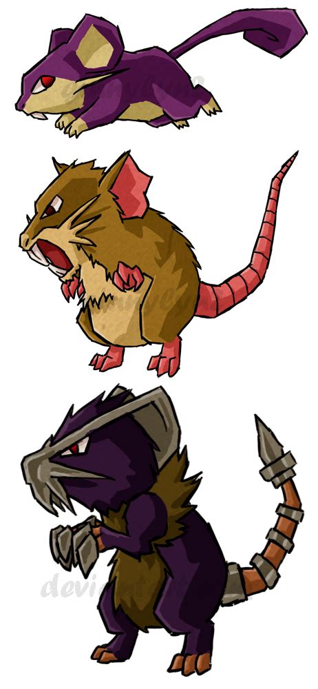 Pokemon Rats Wws By The19thginny On Deviantart