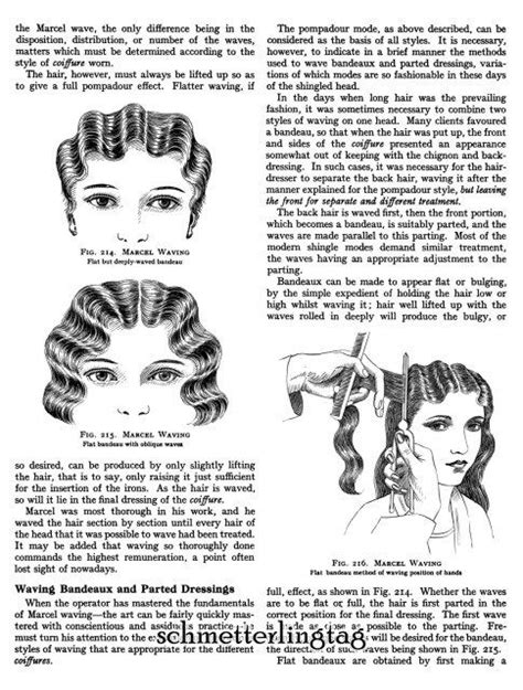 1920 Marcel Waving Or Finger Waves Marcel Waves Vintage Hairstyles