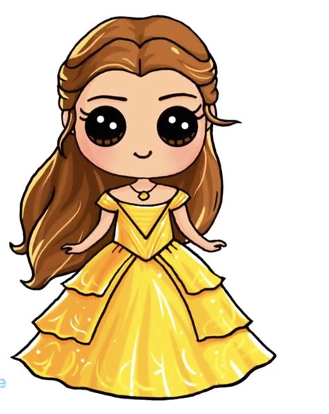 Princesas Disney Kawaii Princes Of Disney Dibujos Lindos De Disney