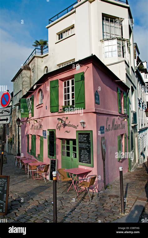 Lapin Agile Famous Montmartre Cabaret At 22 Rue Des Saules 18th