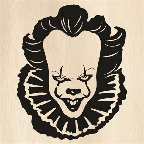 Pennywise Clown Scary Halloween Svg Pennywise Png It Pennywise
