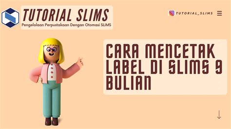 Cara Mencetak Label Di SLiMS 9 Bulian YouTube