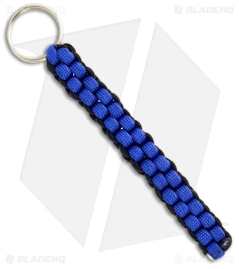 Maybe you would like to learn more about one of these? Blue & Black 550 Paracord Lanyard Keychain Boondoggle w/ Split Ring - Blade HQ
