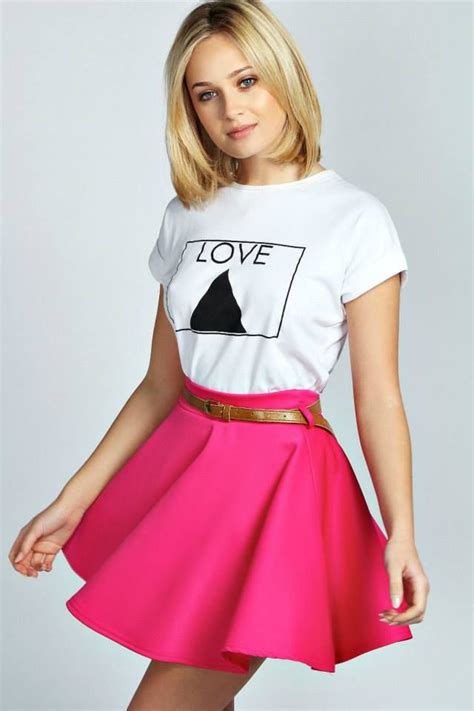 Adorable Pink Skater Skirt