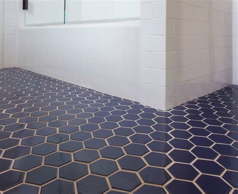 Blue Hexagon Tile — Oz Visuals Design From How To Install Hexagon Tile