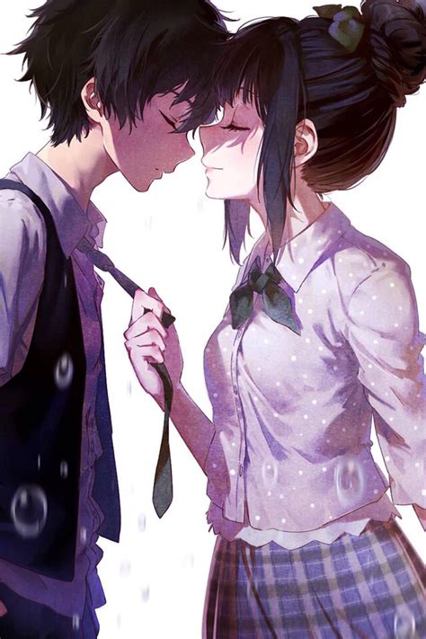 Anime Couple Oreki Houtarou Hyuka Anime Cute Anime Couples Kissing