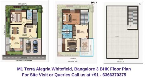 M1 Terra Alegria Whitefield Bangalore 3 Bhk Floor Plan Regrob