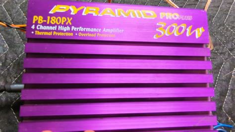 Does It Work Pyramid Pb 180px Budget 1980s Amplifier Youtube