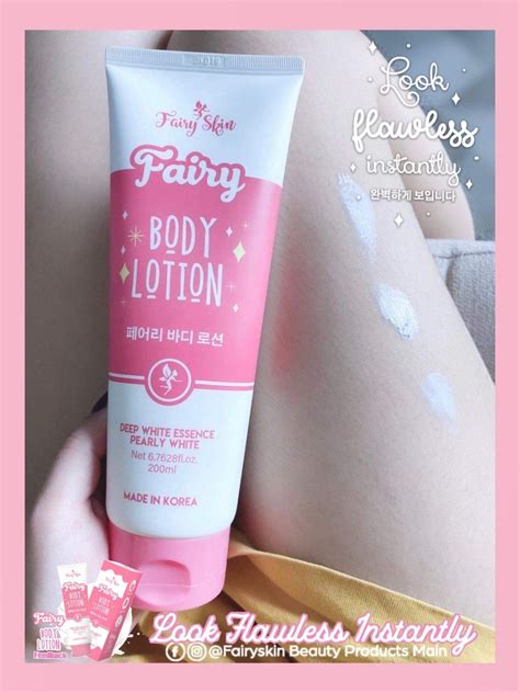 Fairy Skin Body Lotion Deep White Essence Pearly White Bright Etsy