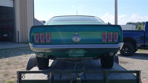 1969 Ford Mustang Mach 1 Comes Out Of The Barn After 30 Years V8 Fires