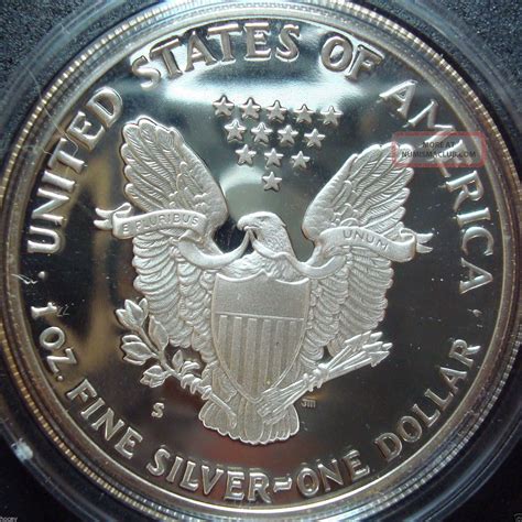 1990 S Proof American Eagle 1 Ounce Silver Dollar Coin