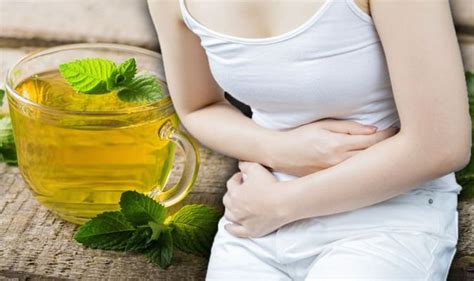 Stomach Bloating Diet Prevent Trapped Wind Pain By Drinking Peppermint