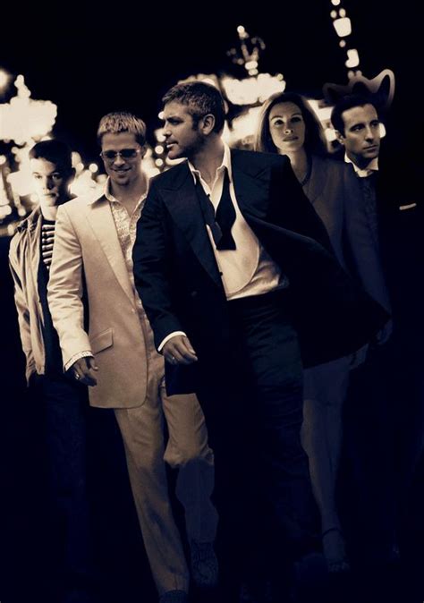 Джордж клуни, брэд питт, мэтт дэймон и др. OCEANS ELEVEN Movie Poster | prints4u