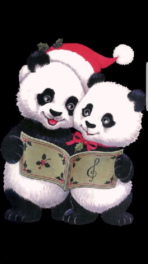 Christmas Panda Wallpaper Veronica