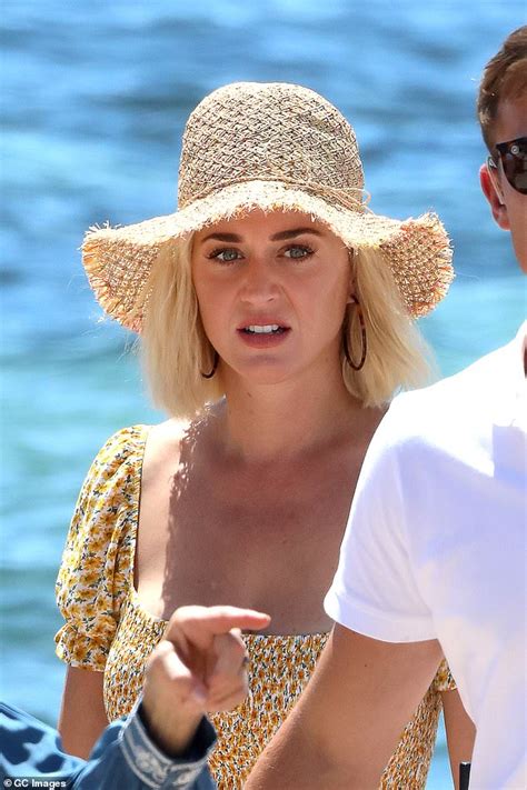 Katy Perry Looks Lovely In Floral Print Jumpsuit During Ibiza Getaway Daily Mail Online