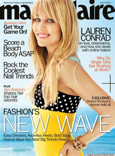 Lauren Conrad Covers Marie Claire Reveals New Bangs