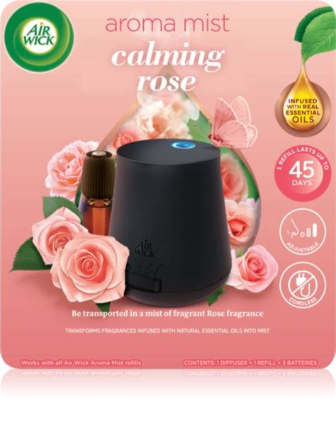 Air Wick Aroma Mist Calming Rose Aroma Diffuser Mit Füllung Batterie