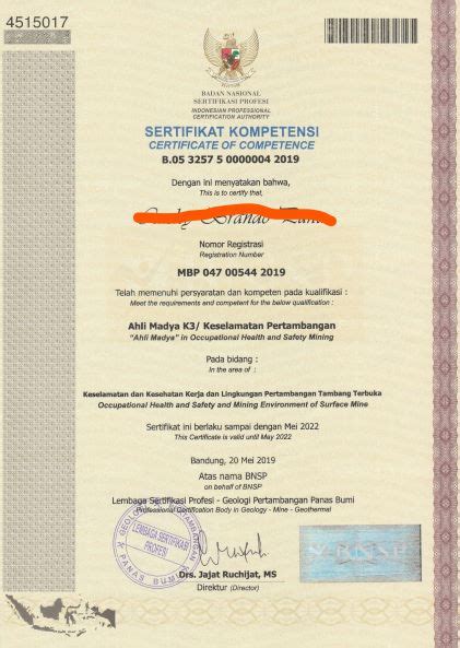 Training Pelatihan Sertifikasi Sertifikat Certificate Certification