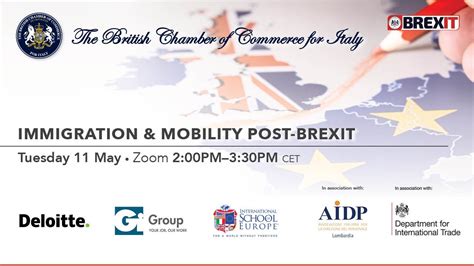 Immigration And Mobility Post Brexit Youtube
