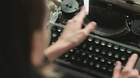 Person Typing On Old Typewriter — Stock Video © Kkolosov 130507958