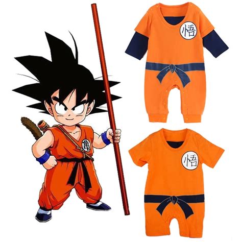 Baby Boy Goku Son Romper Infant Dragon Ball Z Costume Baby Halloween