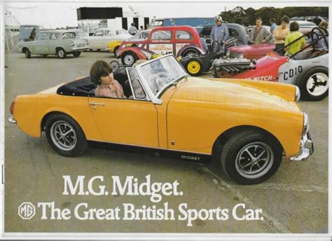 1972 MG MIDGET Car Brochure Mk III Round Wheel Arch Version 38 26