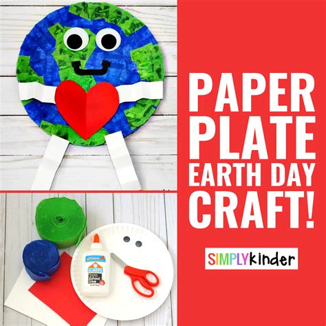 How To Make A Paper Plate Earth Day Craft Simply Kinder