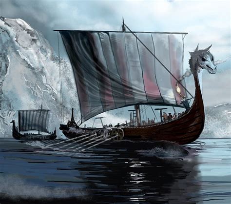 Vikings Longboats Norsemen Models Making Dragon Boats