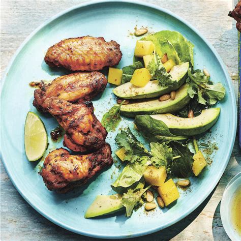 Summers in south florida can be brutal and when i come home at the end of the day, the last thing i want is a. Spicy chicken wings mango and avocado salad | Cook With M&S