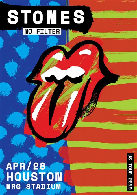 Rolling Stones Houston Nrg Stadium Poster