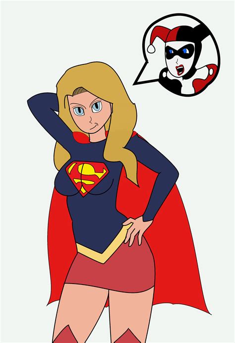 Supergirl And Harley Quinn By Cai2000 On Deviantart