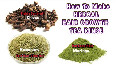How To Make Diy Herbal Hair Growth Rinse Using Clovemoringa And Rosemary For Natural Hair